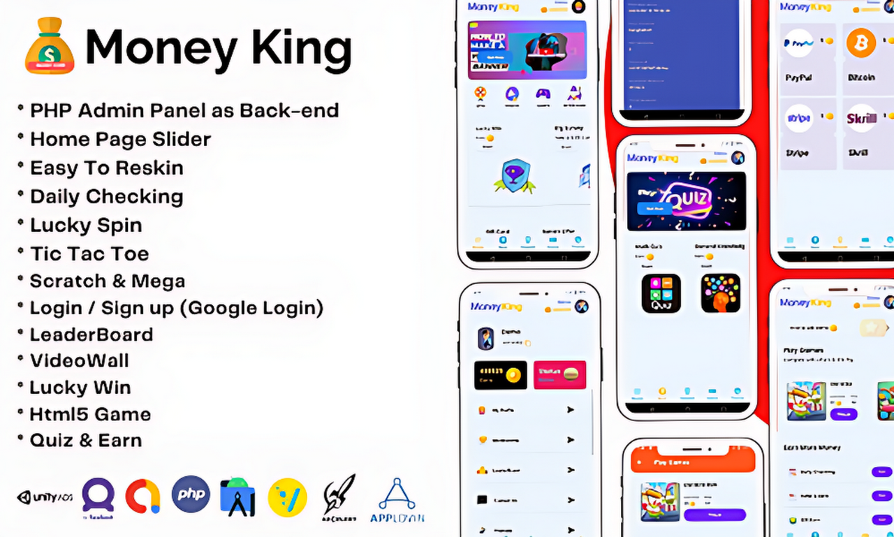 I Will Make Android Money King App With Admin Panel